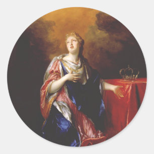 Pegatina Redonda Margarita de Escocia