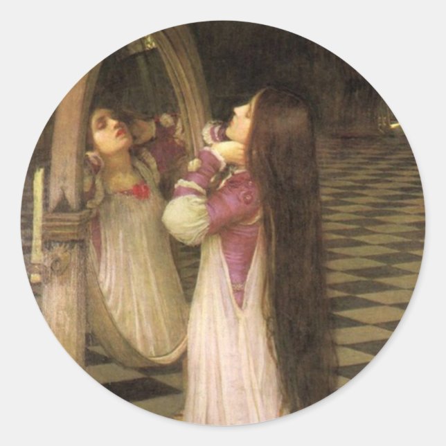 Pegatina Redonda Mariana en el sur (Anverso)