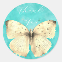 Mariposa azul claro romántico gracias