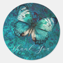 Mariposa verde romántica gracias