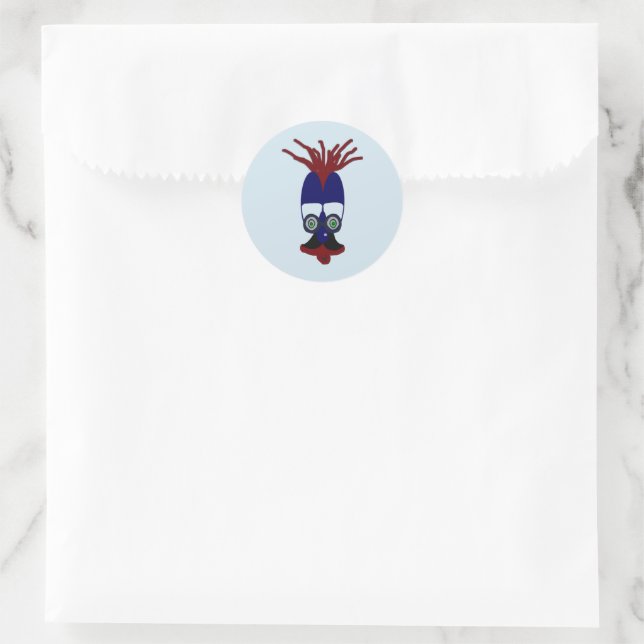 Pegatina Redonda Markookoo Big Eyes (Bolso)