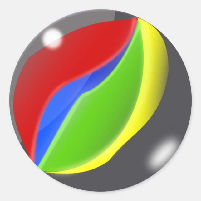 Pegatina Redonda Mármol (Anverso)