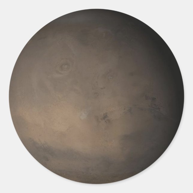 Pegatina Redonda Mars (Anverso)