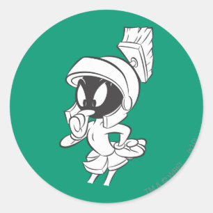 Pegatina Redonda MARVIN THE MARTIAN™ Expressive