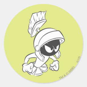 Pegatina Redonda MARVIN THE MARTIAN™ Expressive 2