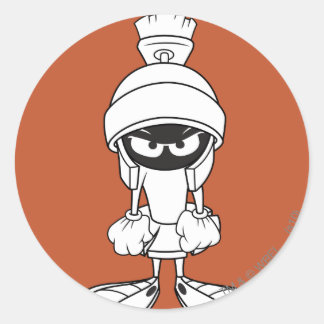 Pegatina Redonda MARVIN THE MARTIAN™ Mad You