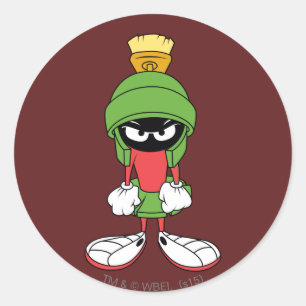 Pegatina Redonda MARVIN THE MARTIAN™ Upset