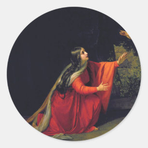 Pegatina Redonda Mary Magdalene