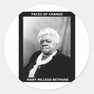 Pegatina Redonda Mary McLeod Bethune