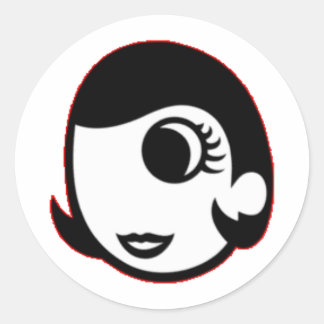 Pegatina Redonda Mary Prankster