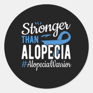 Pegatina Redonda Más Fuerte Que La Alopecia