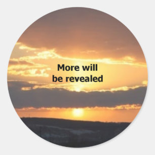 Pegatina Redonda Más serán reveladas