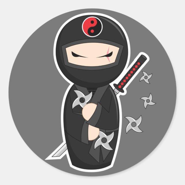 Pegatina Redonda Masaru (Anverso)