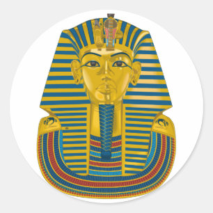 Pegatina Redonda Máscara de TUT