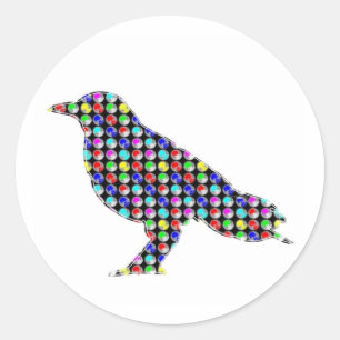 Pegatina Redonda Mascotas Animales Zoo Niños divertidos Jungla Navi