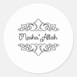 Pegatina Redonda Masha'allah
