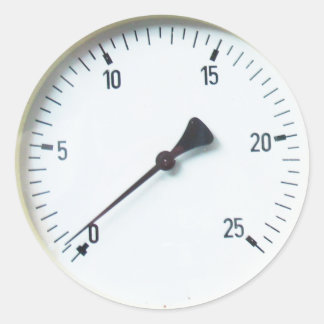 Pegatina Redonda Másquetas de marcación de los indicadores de la pr