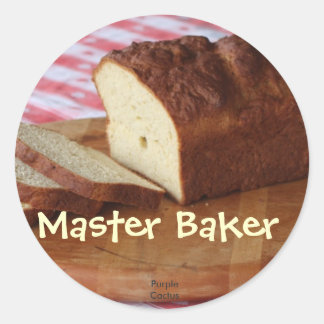 Pegatina Redonda Master Baker