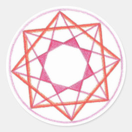 Pegatina Redonda Masterio Mandala #2