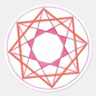 Pegatina Redonda Masterio Mandala #2