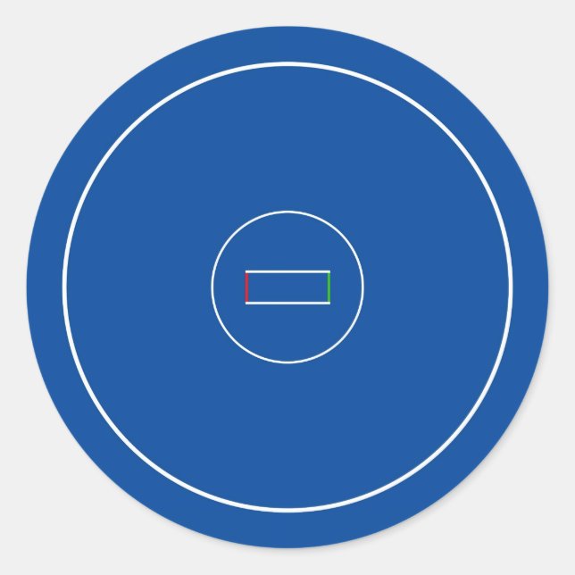 Pegatina Redonda Mat (Anverso)