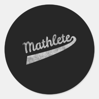 Pegatina Redonda Mathlete