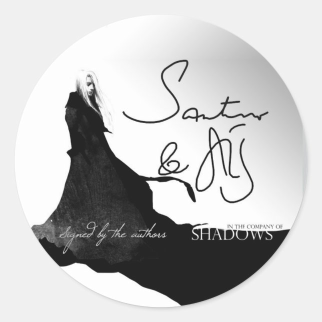 Pegatina Redonda Matrícula de ICoS, firmada por autores (Anverso)