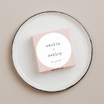 Pegatina Redonda Matrimonio personalizado de máquina de escribir re<br><div class="desc">Máquina retro minimalista Pegatina redondo clásico de casamiento blanco y negro</div>