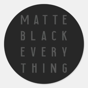 Pegatina Redonda Matte Black Every Thting Tech Everything