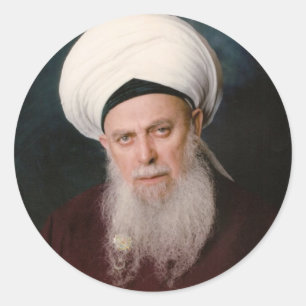 Pegatina Redonda Maulana Sheikh Shaykh Sayyid Nazim al-Haqqani
