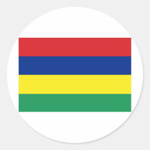 Pegatina Redonda Mauricio