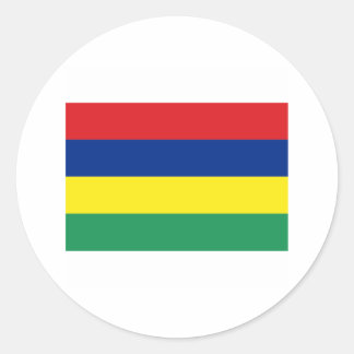 Pegatina Redonda Mauricio FLAG International