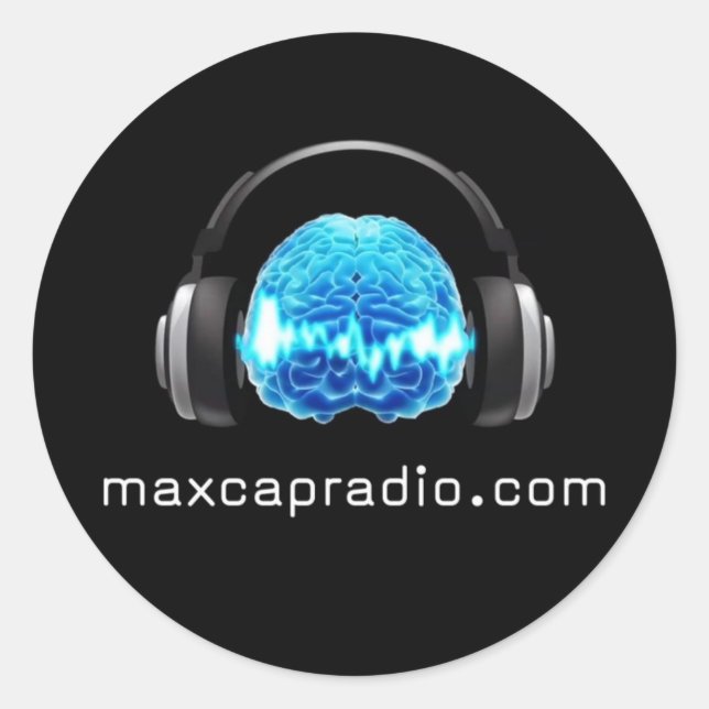 Pegatina Redonda maxcapsticker (Anverso)