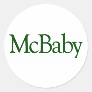 Pegatina Redonda Mcbaby
