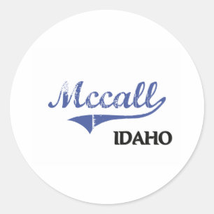 Pegatina Redonda Mccall Idaho City Classic