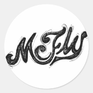 Pegatina Redonda Mcfly Logo