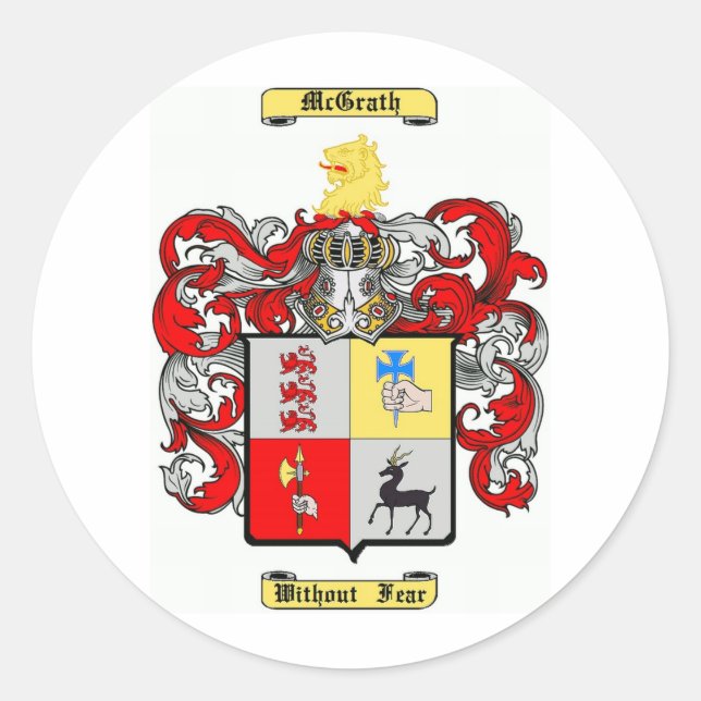 Pegatina Redonda McGrath (Anverso)