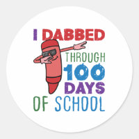 Me cagué a través de 100 días de lápiz escolar