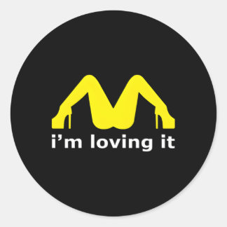 Pegatina Redonda Me Encanta