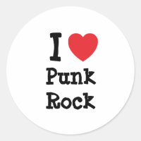 Me encanta el personalizado del corazón del Rock P