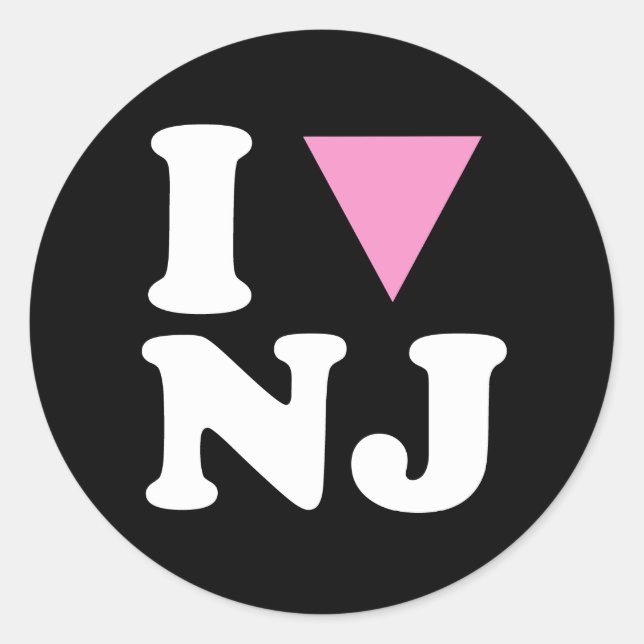 Pegatina Redonda ME ENCANTA GAY NJ - BLANCO -.png (Anverso)