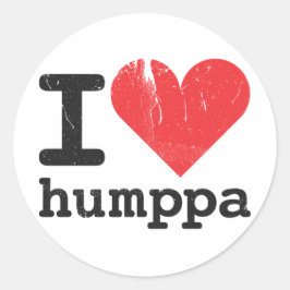Pegatina Redonda Me encanta Humppa Sticker