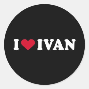 PEGATINA REDONDA ME ENCANTA IVAN