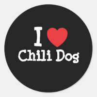 Me encanta la camiseta de corazón de perro de Chil