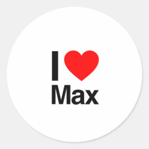 Pegatina Redonda me encanta max