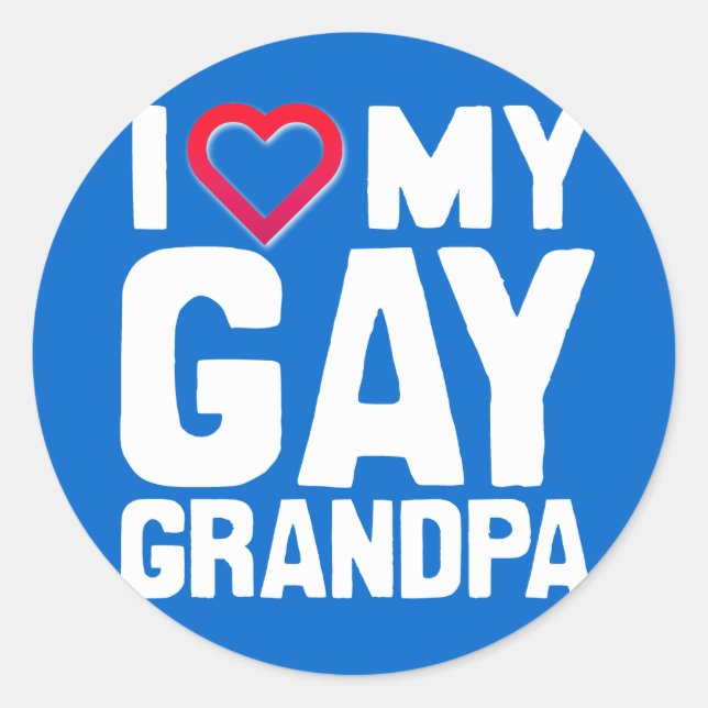 Pegatina Redonda ME ENCANTA MI ABUELO GAY - -.png (Anverso)