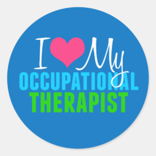 Pegatina Redonda Me encanta mi sesión