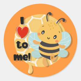 Pegatina Redonda ¡Me encanta ser yo!