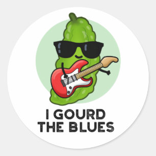 Pegatina Redonda Me Enfadé De La Graciosa Veggie Pun