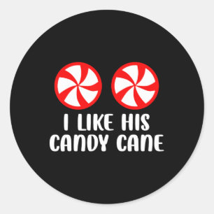 Pegatina Redonda Me Gusta Su Candy Fun Navidades Parejas Matchi